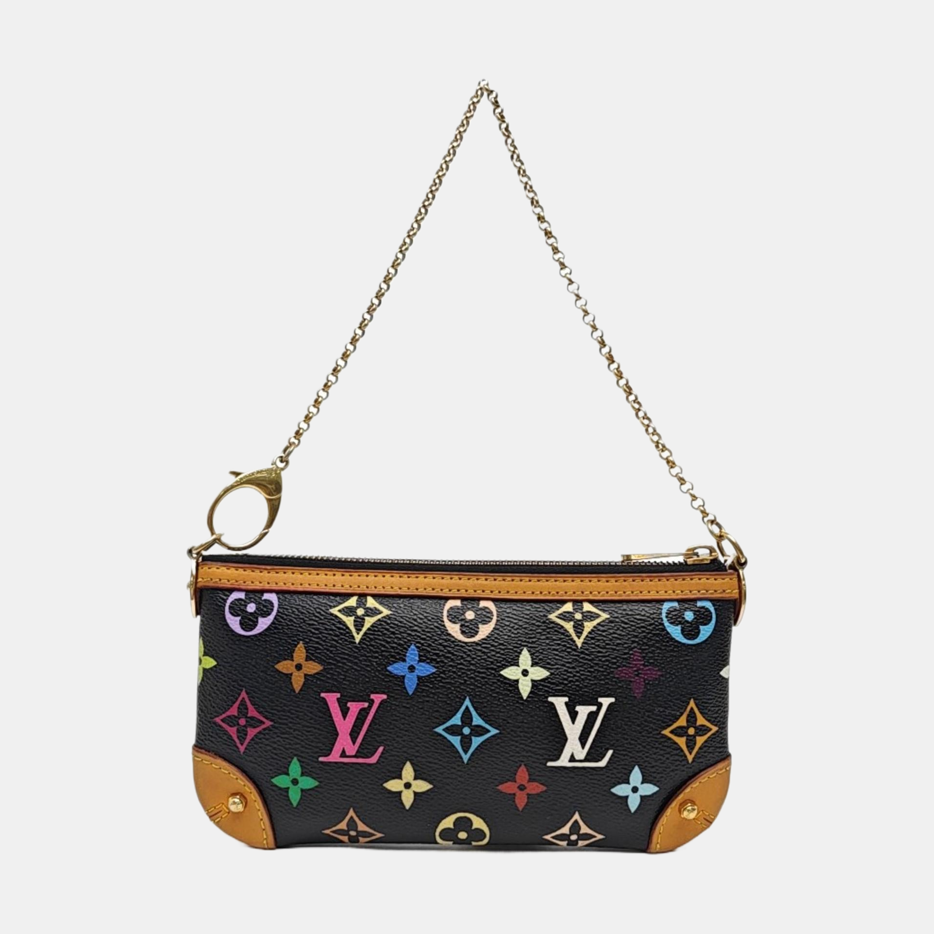 LV × TM VINTAGE MILLA Monogram Coated Canvas Black