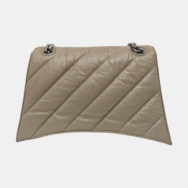 Crush Medium Quilted Calfskin Beige