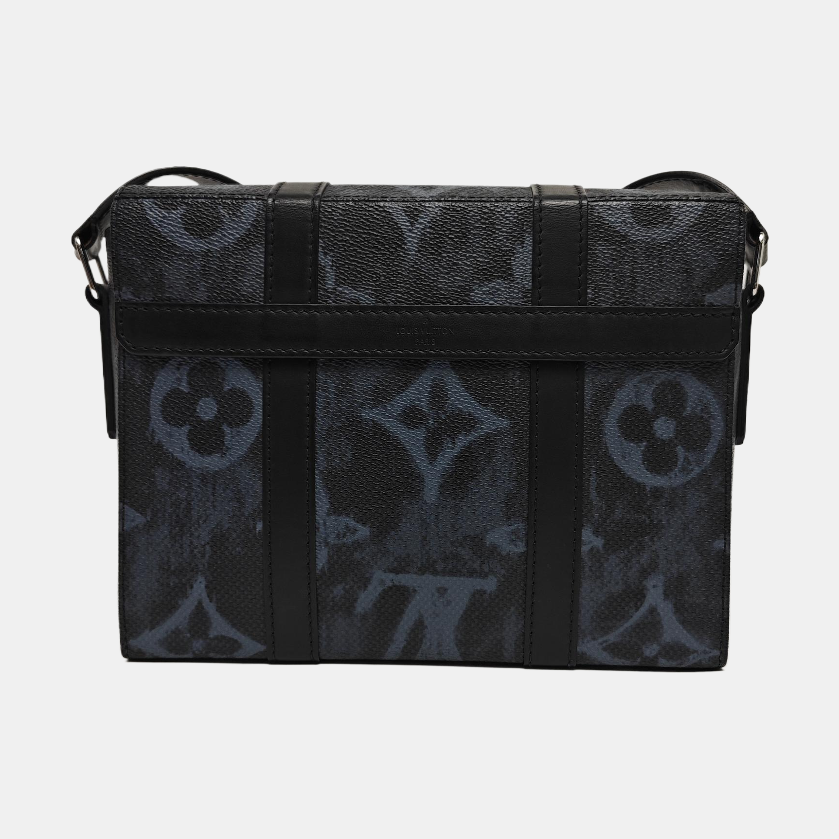 TRUNK PM Monogram Coated Canvas Gray