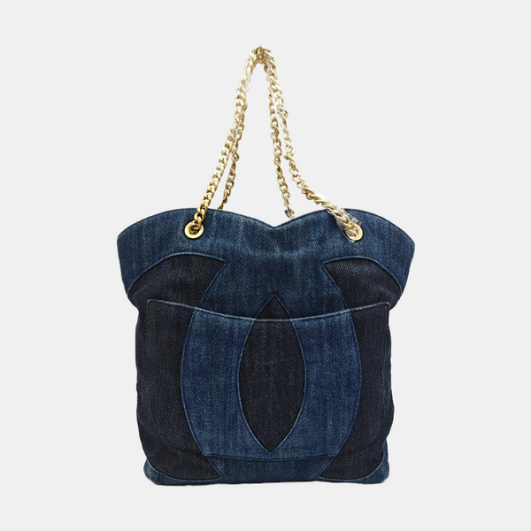 Denim Shoulder Bag Blue