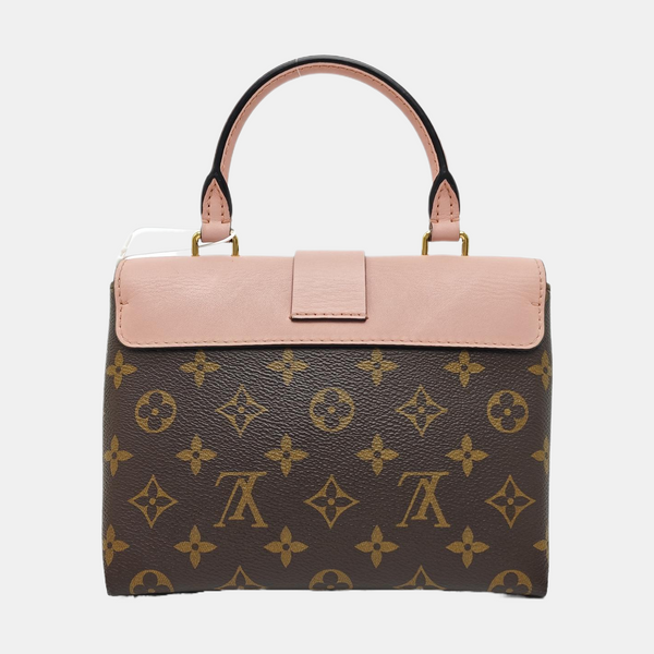 LOCKY BB Monogram Coated Canvas Pink