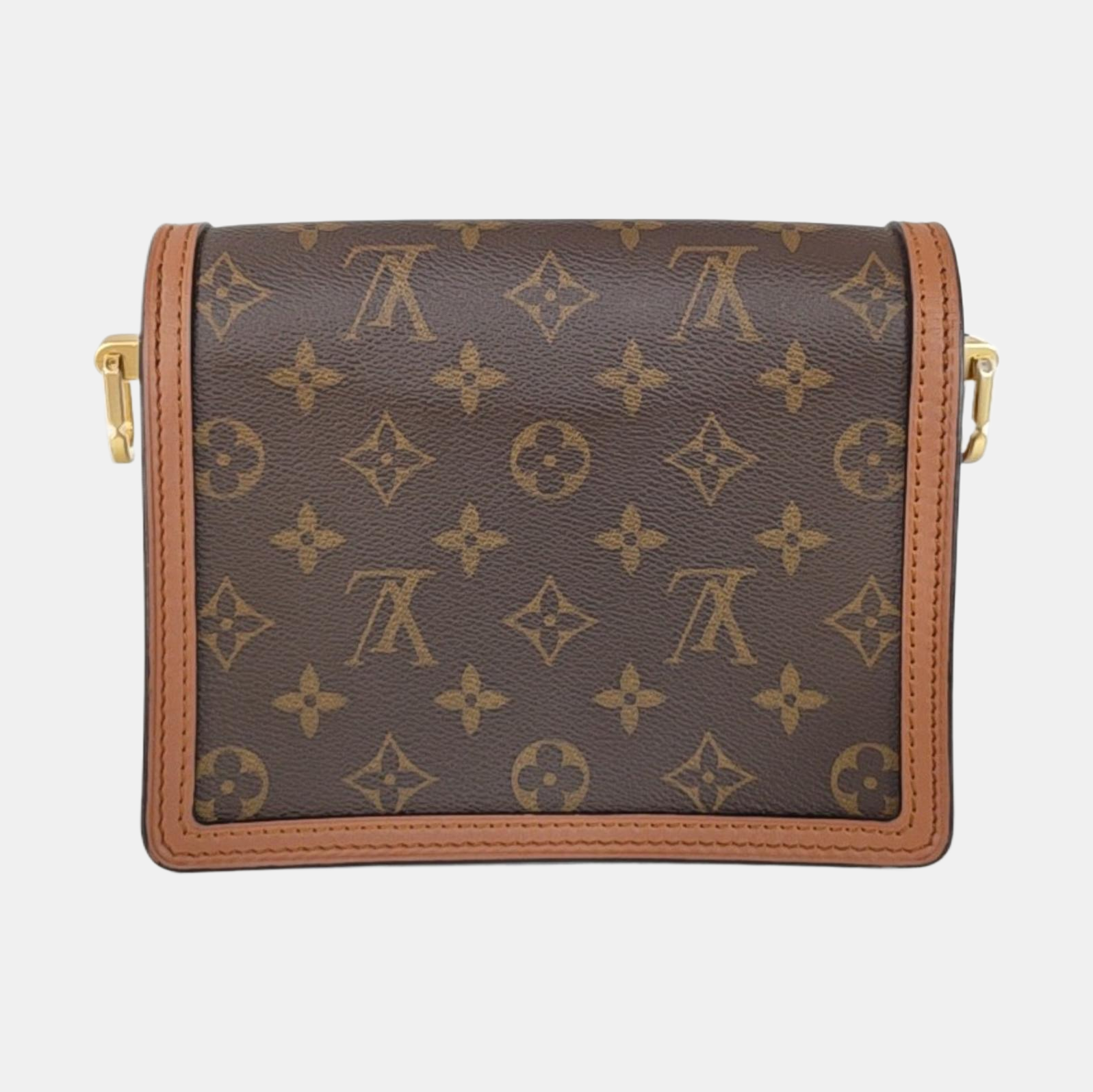 DAUPHINE Mini Coated Canvas Brown