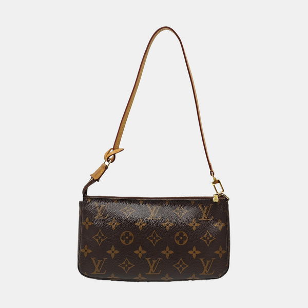 ACCESSOIRES GM Monogram Coated Canvas Brown