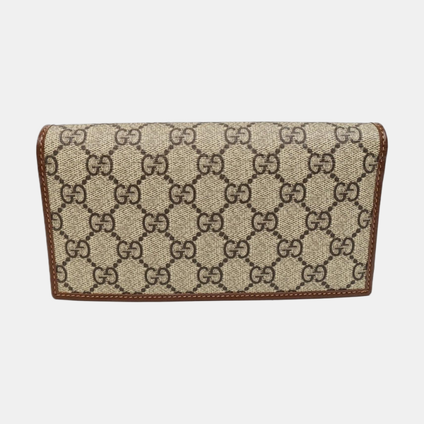 Horsebit 1955 WOC Monogram Coated Canvas Beige
