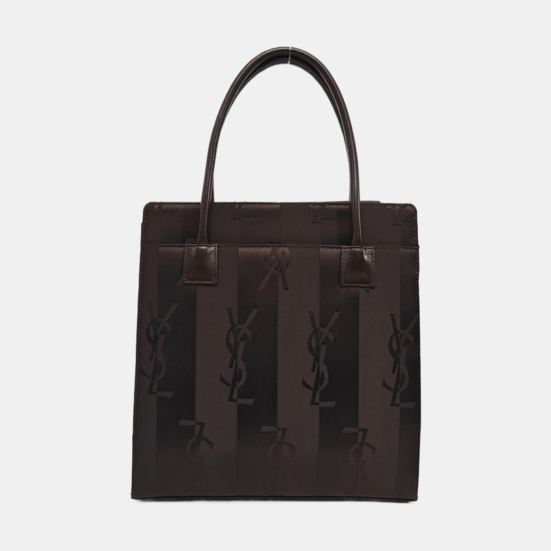 Fabric Tote Bag Brown