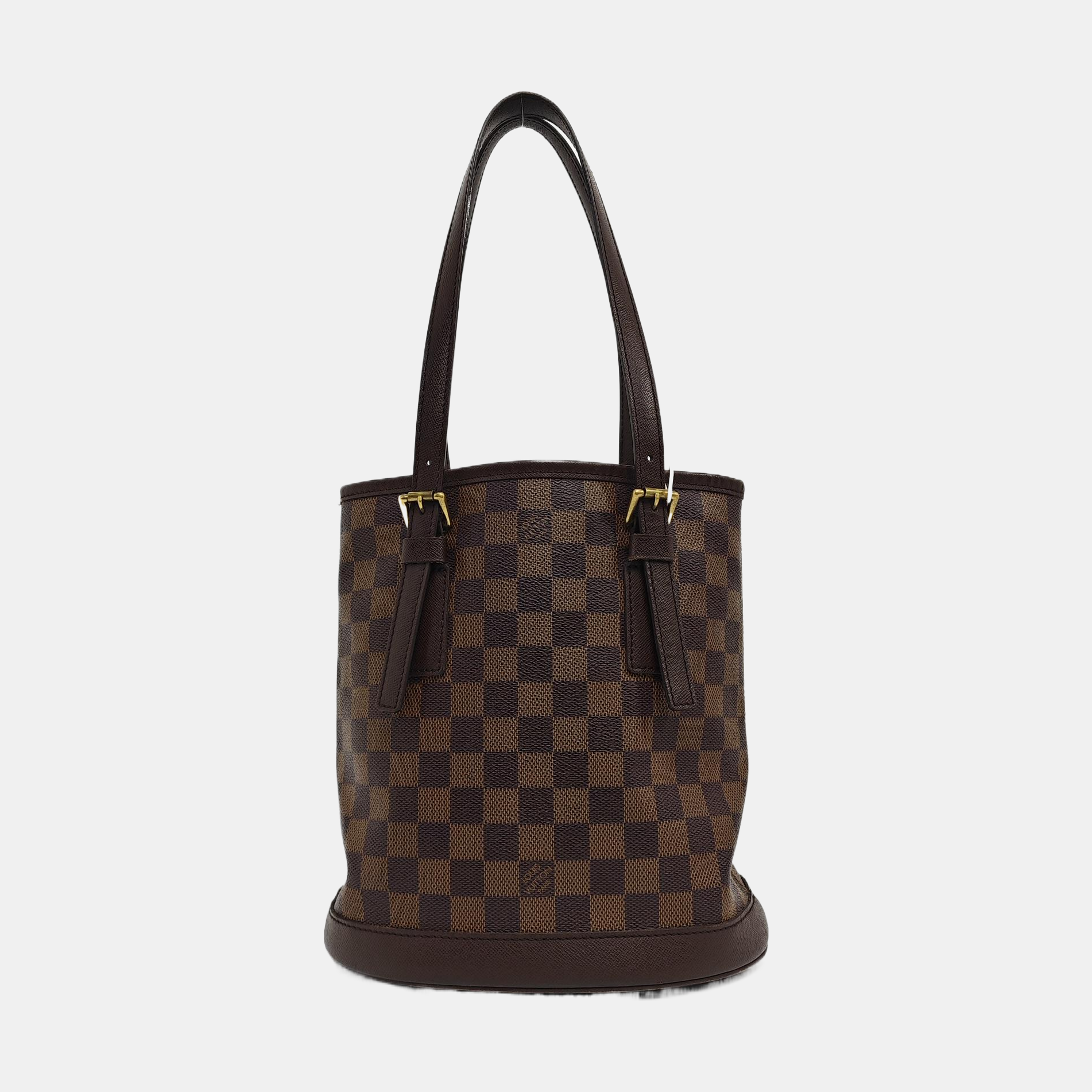 BUCKET PM Damier Ebene Coated Canvas Brown