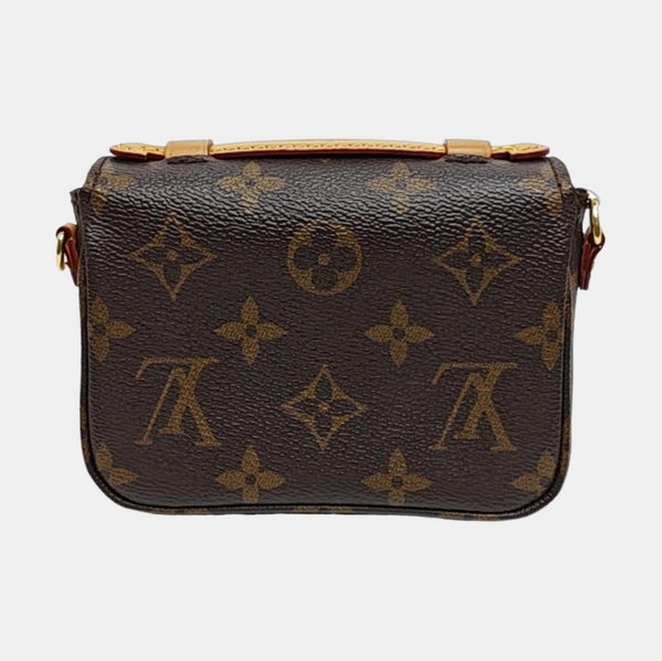 MÉTIS Micro Monogram Coated Canvas Brown