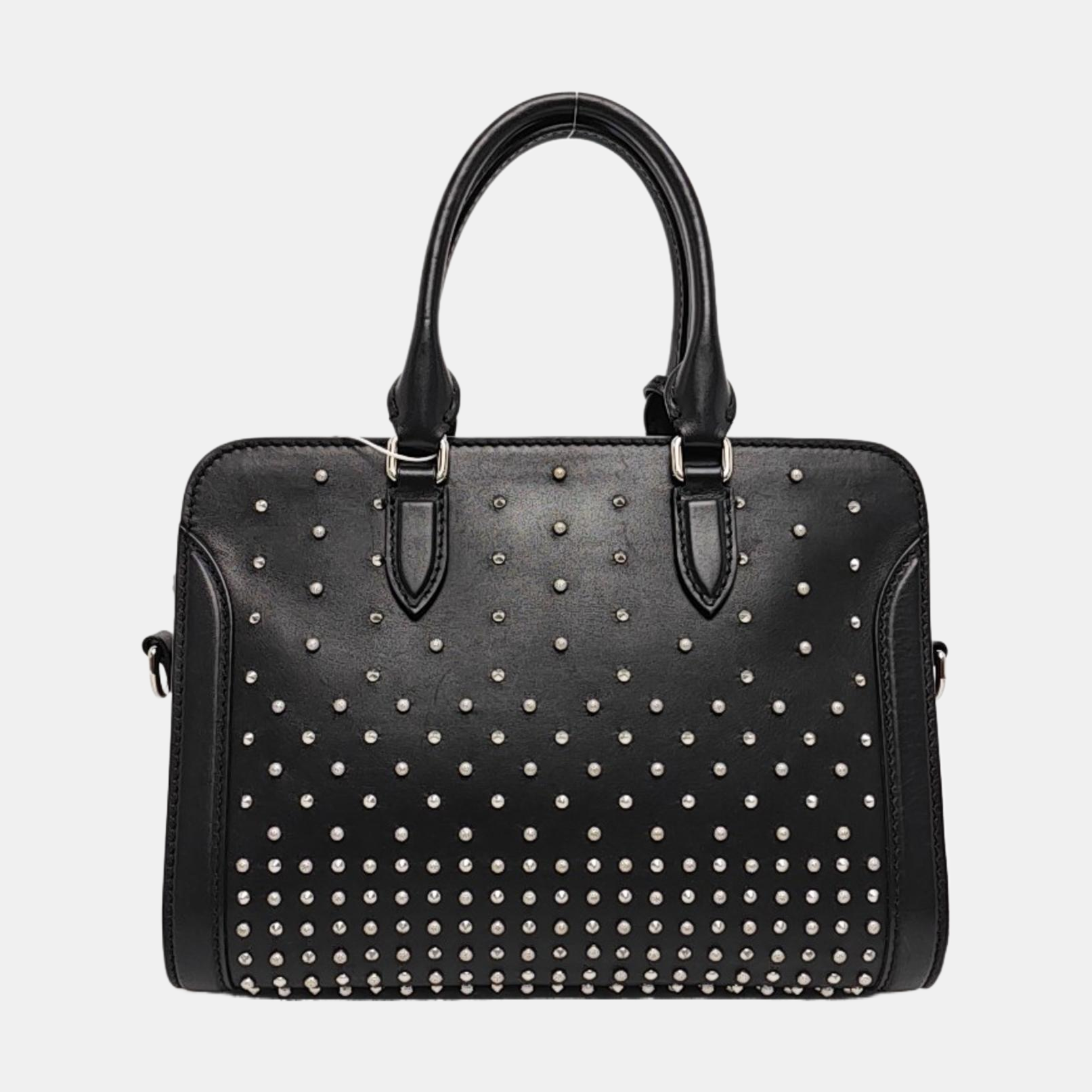 Leather Shoulder Bag Small Black