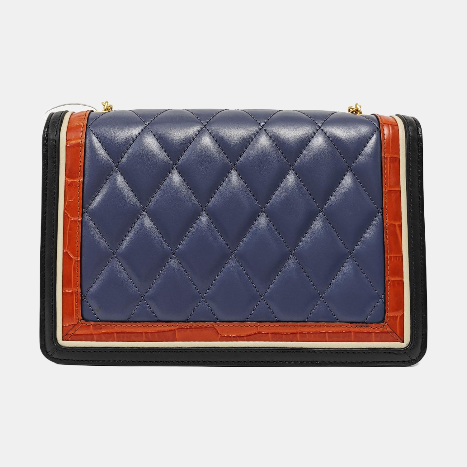 Quilted Calfskin Shoulder Bag Black