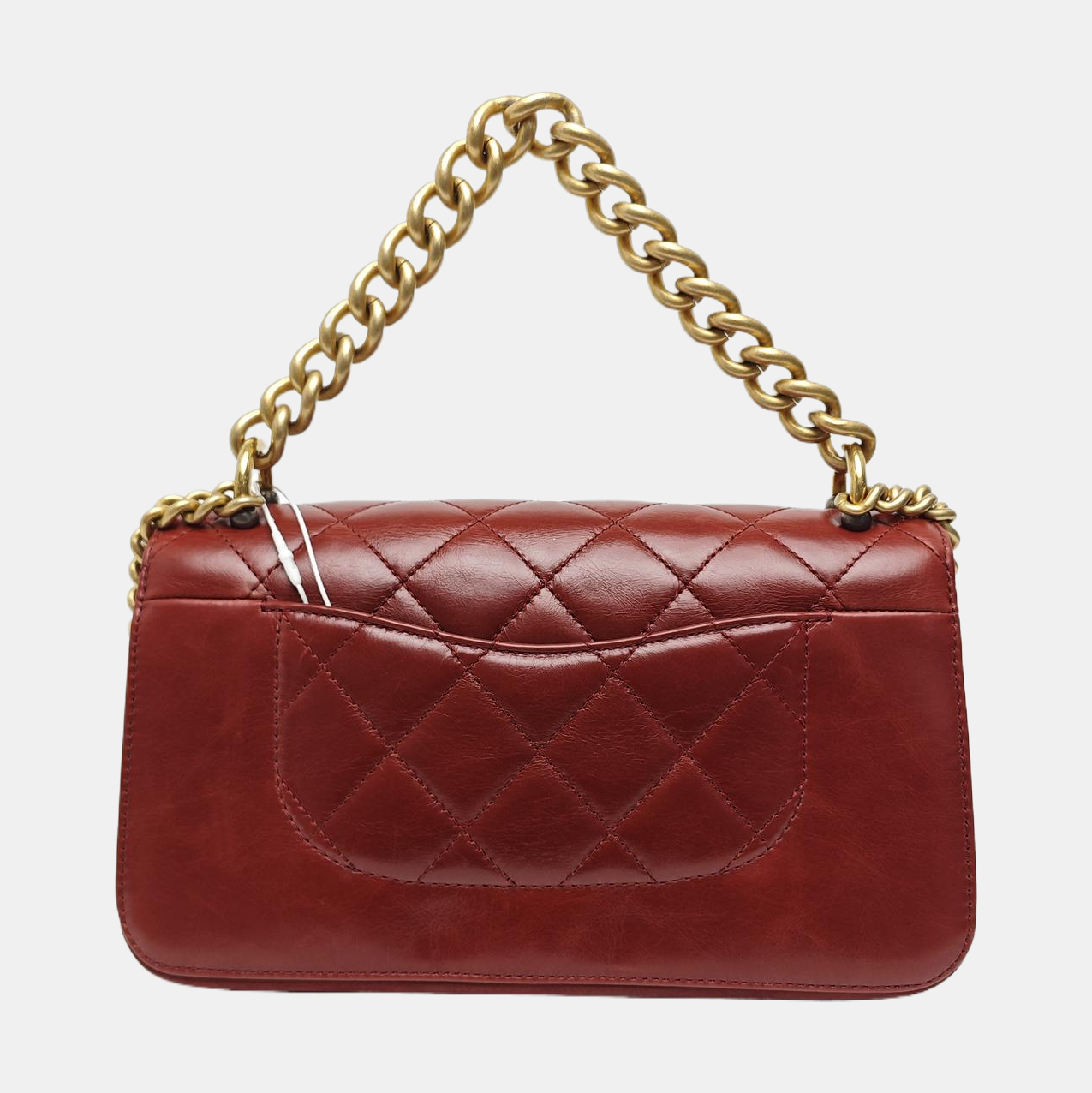 Quilted Calfskin Shoulder Bag Red