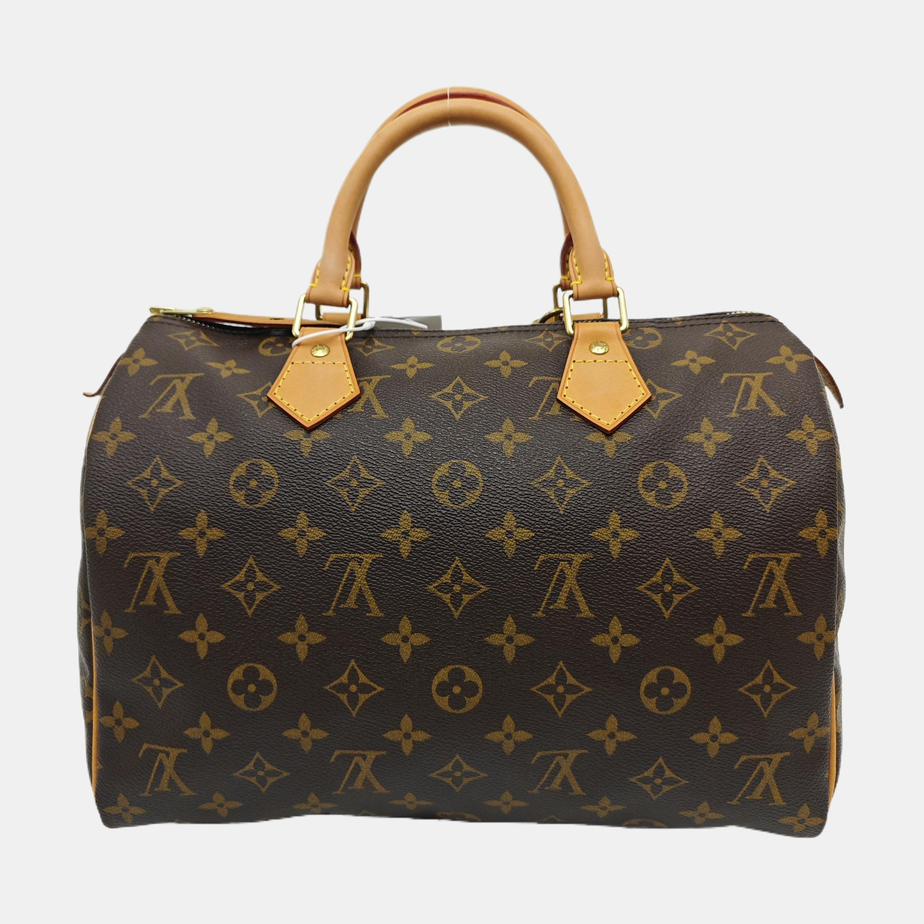 SPEEDY 30 Monogram Coated Canvas Brown