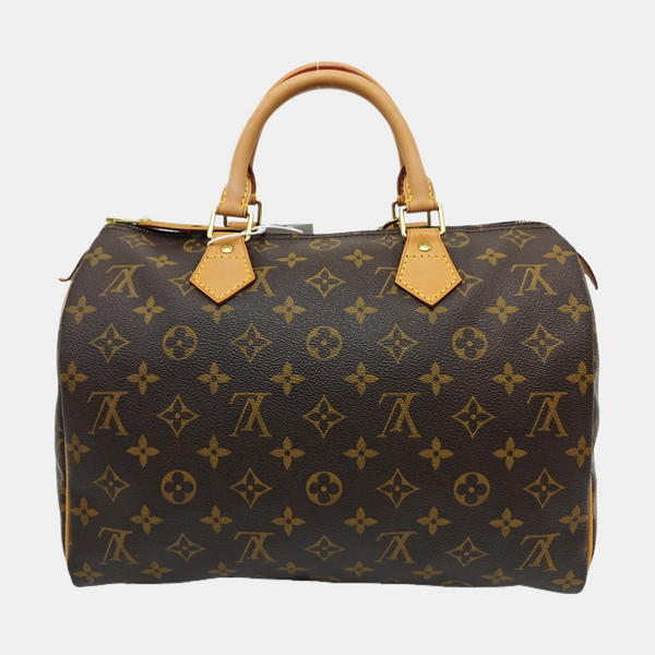 SPEEDY 30 Monogram Coated Canvas Brown