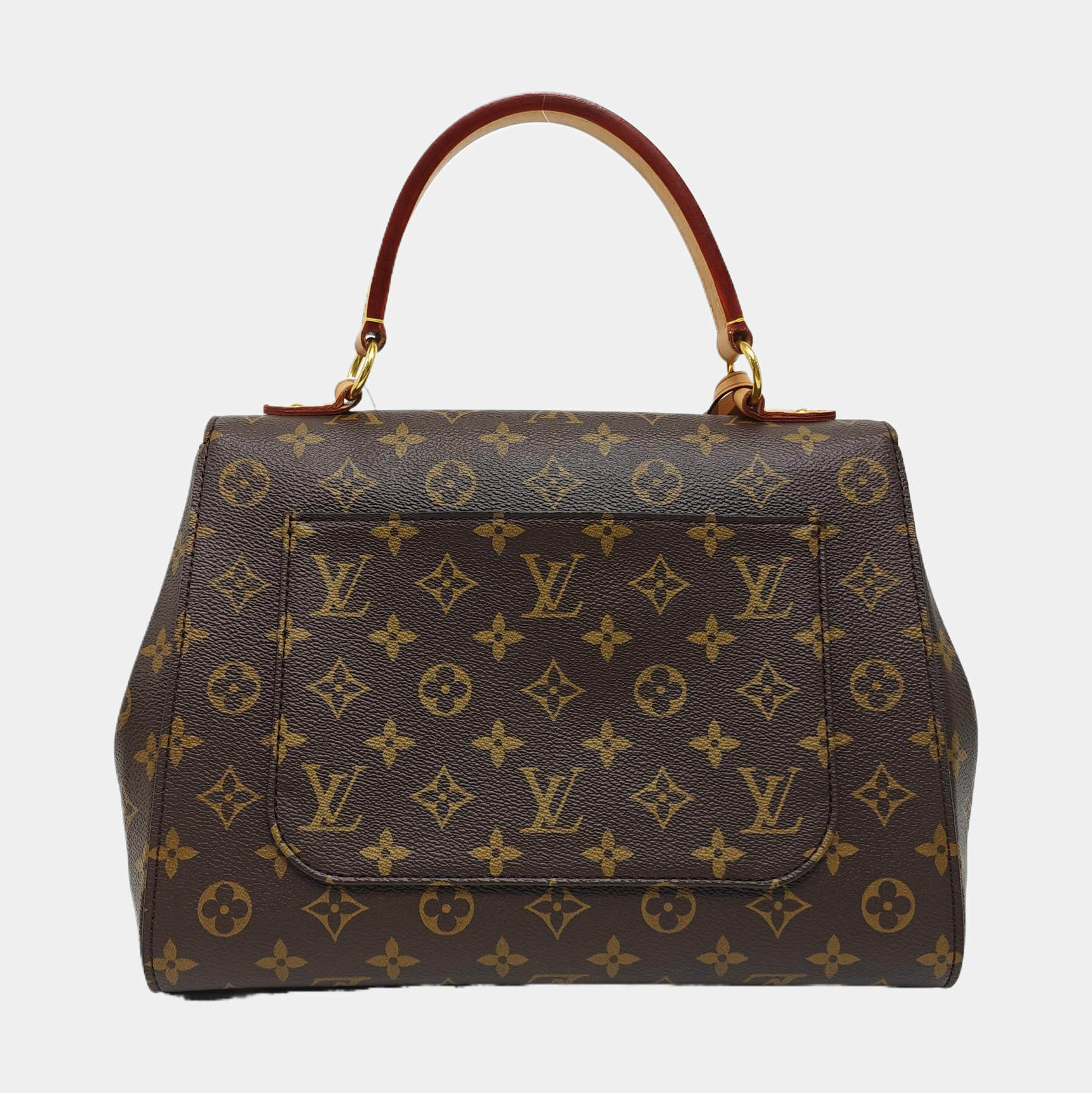 CLUNY MM Monogram Coated Canvas Brown