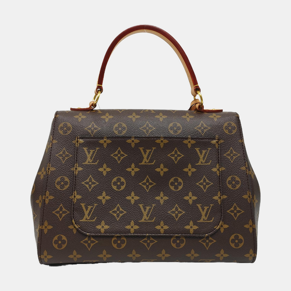 CLUNY MM Monogram Coated Canvas Brown