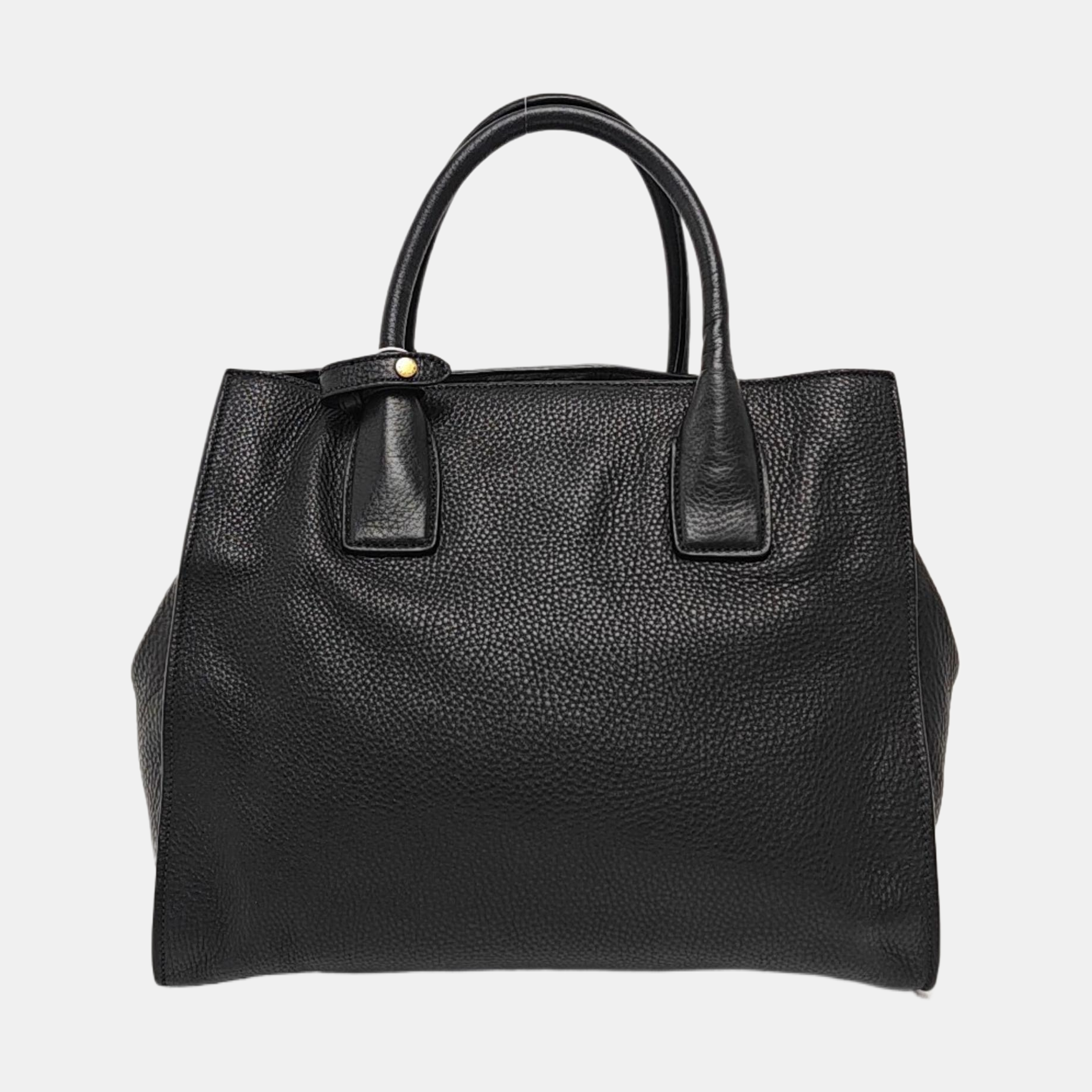 Calfskin Shoulder Bag Black