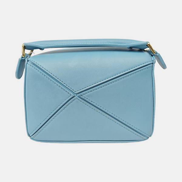 Puzzle Mini Calfskin Blue