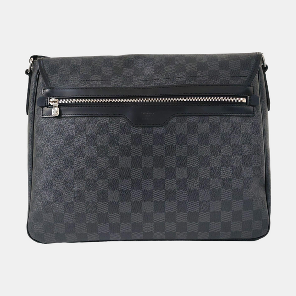 DISTRICT GM Damier Graphite Coated Canvas Black