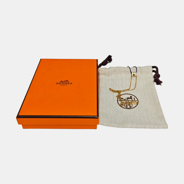 Pop H Metal Rose Gold Necklace