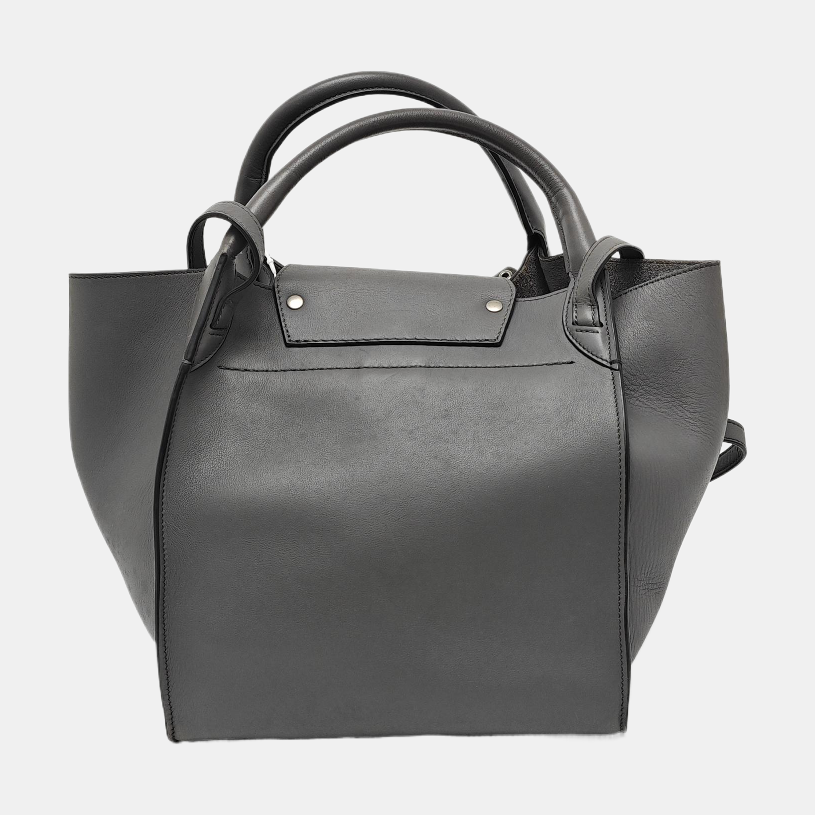 BIG BAG Small Calfskin Gray