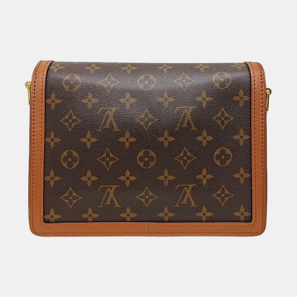 DAUPHINE MM Monogram Coated Canvas Brown