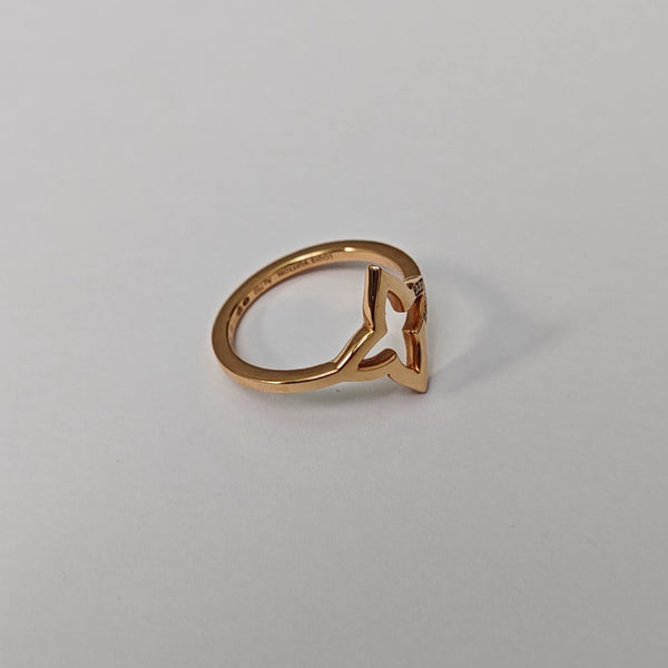 18k Rose Gold Ring EU 51