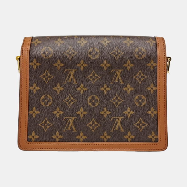 DAUPHINE MM Monogram Coated Canvas Brown