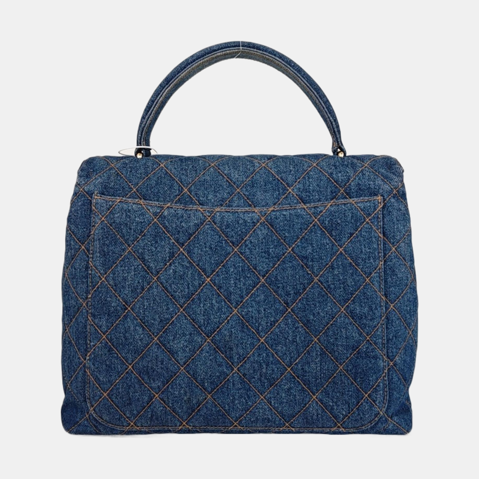 VINTAGE KELLY Quilted Denim Blue