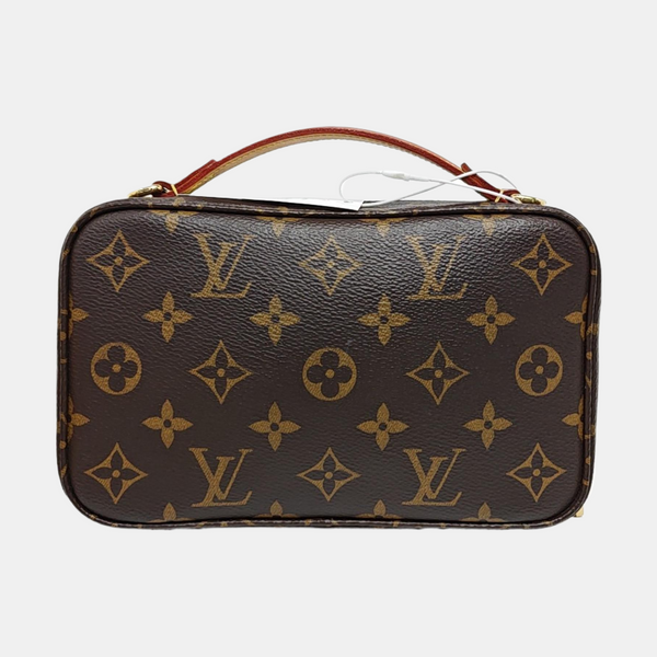 UTILITY Monogram Coated Canvas Brown