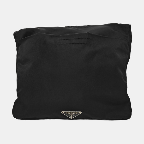Nylon Shoulder Bag Black