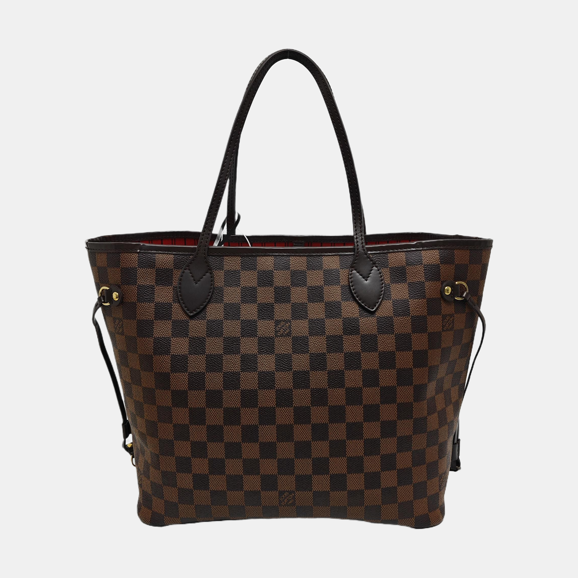 NEVERFULL MM Damier Ebene Coated Canvas Brown