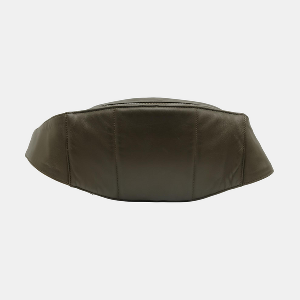 Lambskin Belt Bag Green