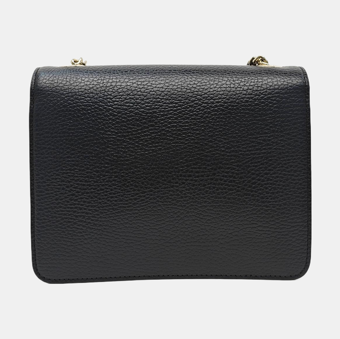 Interlocking G Small Calfskin Black