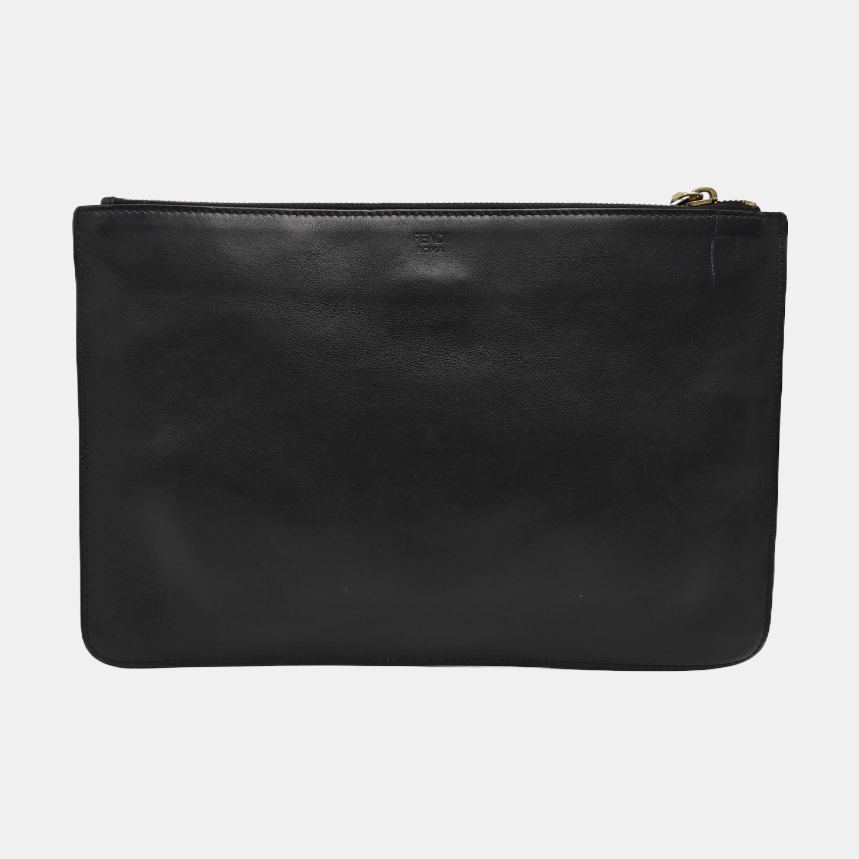 Calfskin Clutch Black