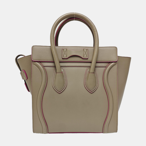 LUGGAGE Micro Calfskin Gray