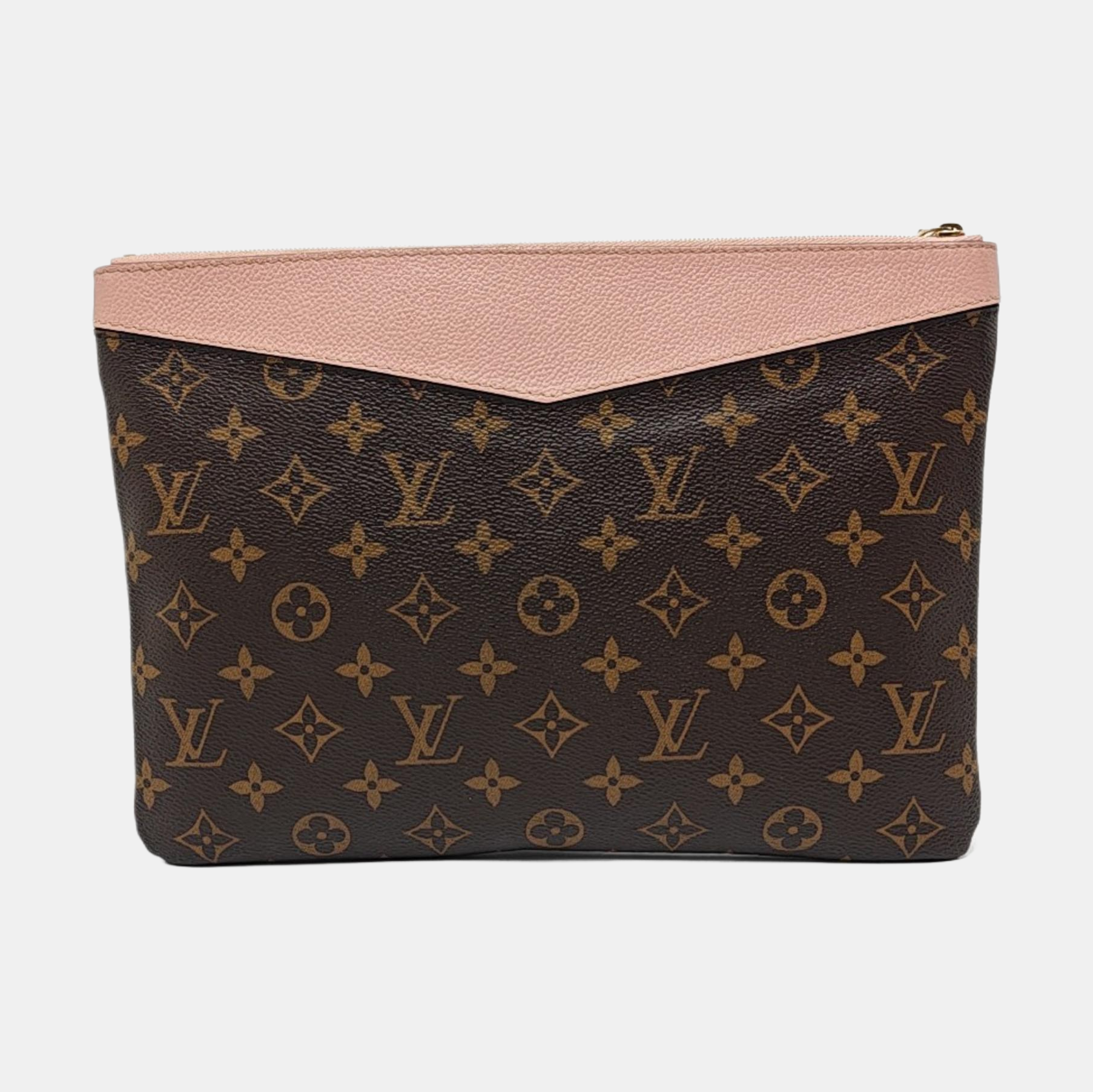 DAILY Monogram Coated Canvas Brown