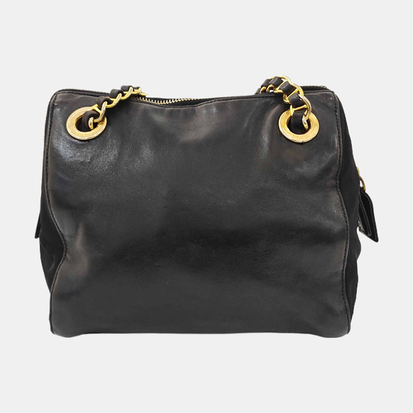 Calfskin Shoulder Bag Black
