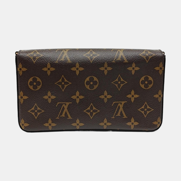 FÉLICIE Monogram Coated Canvas Brown