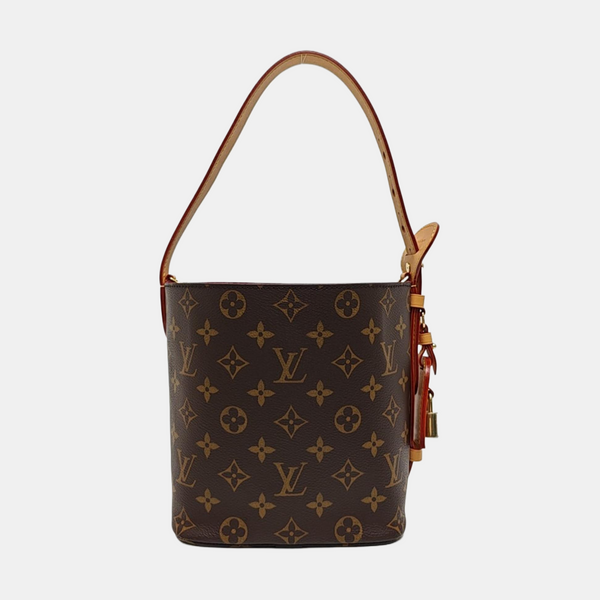 ALL IN Monogram Coated Canvas Brown