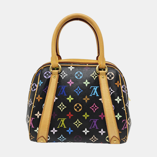 LV × TM PRISCILLA Monogram Coated Canvas Black