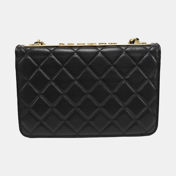 TRENDY CC WOC Quilted Lambskin Black
