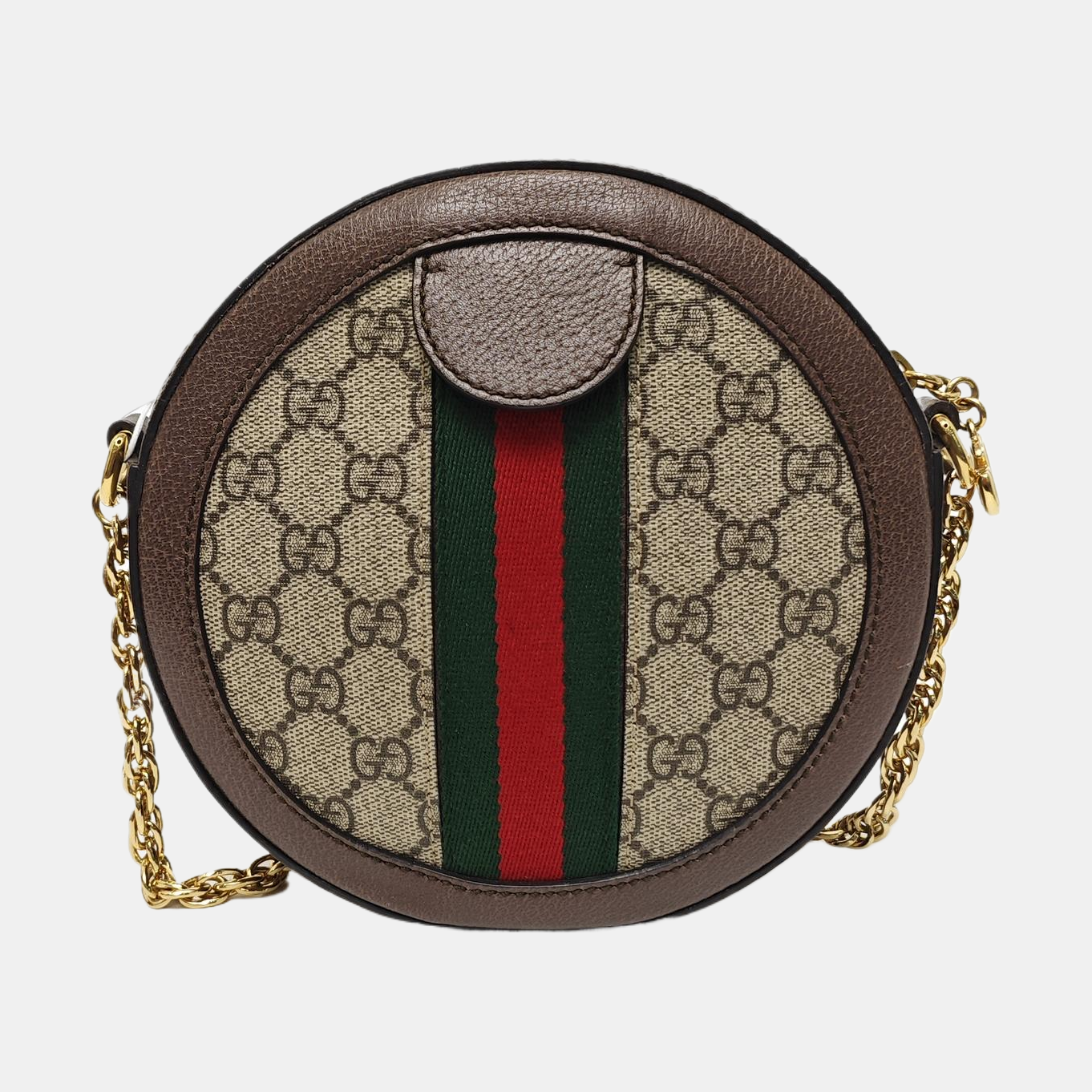Ophidia Mini Monogram Coated Canvas Beige