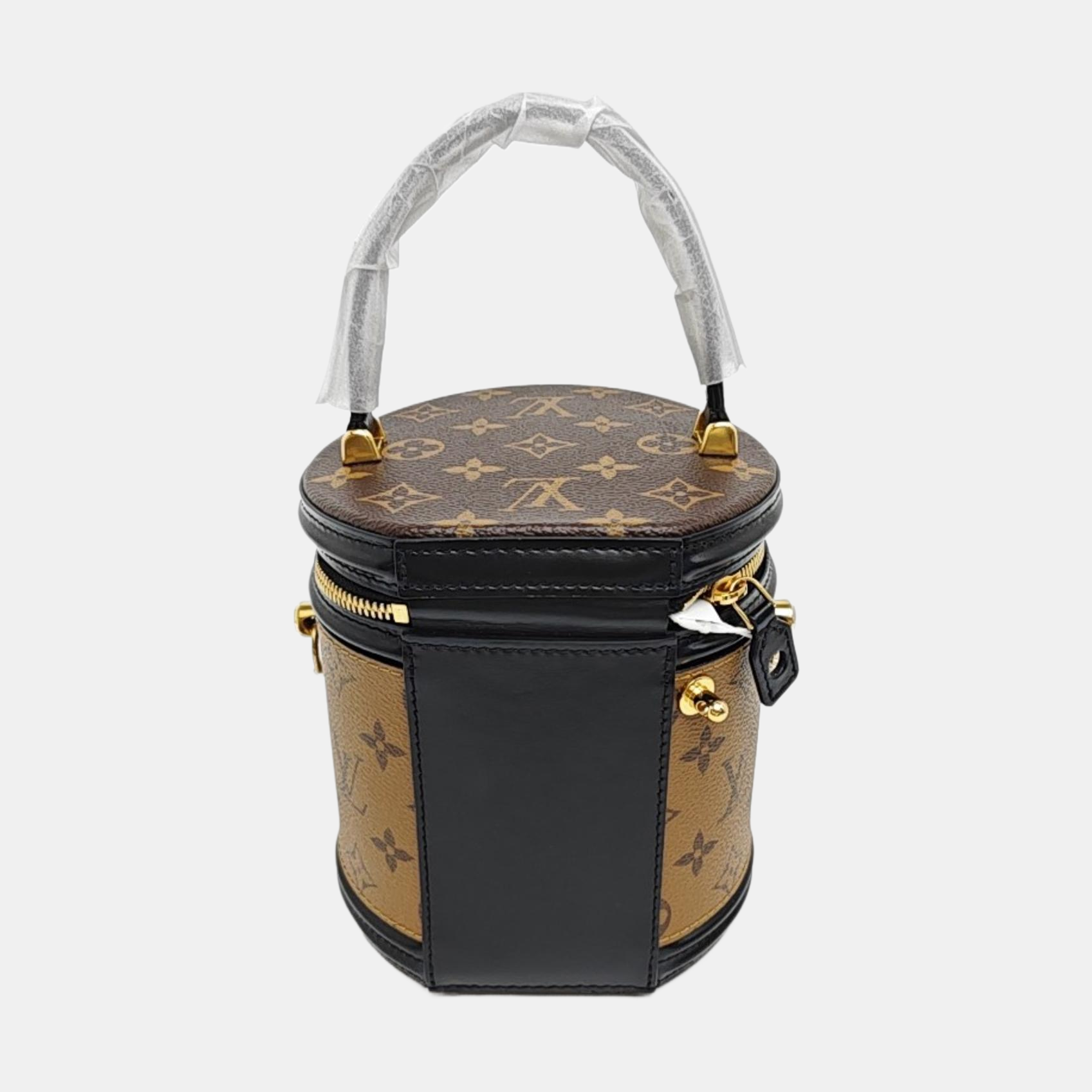CANNES PM Monogram Coated Canvas Brown