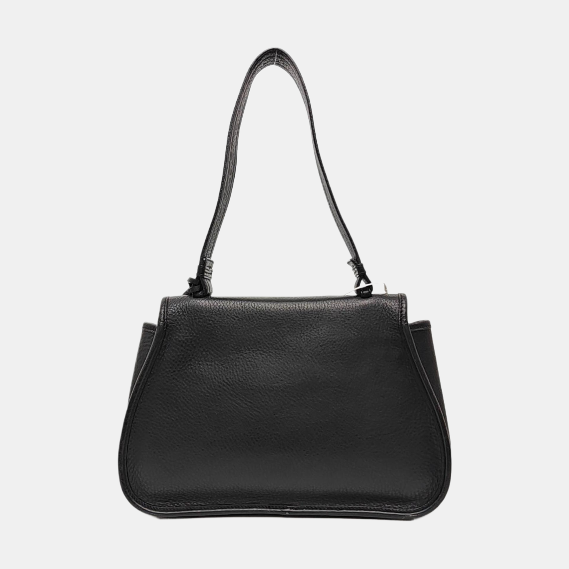 Calfskin Shoulder Bag Black