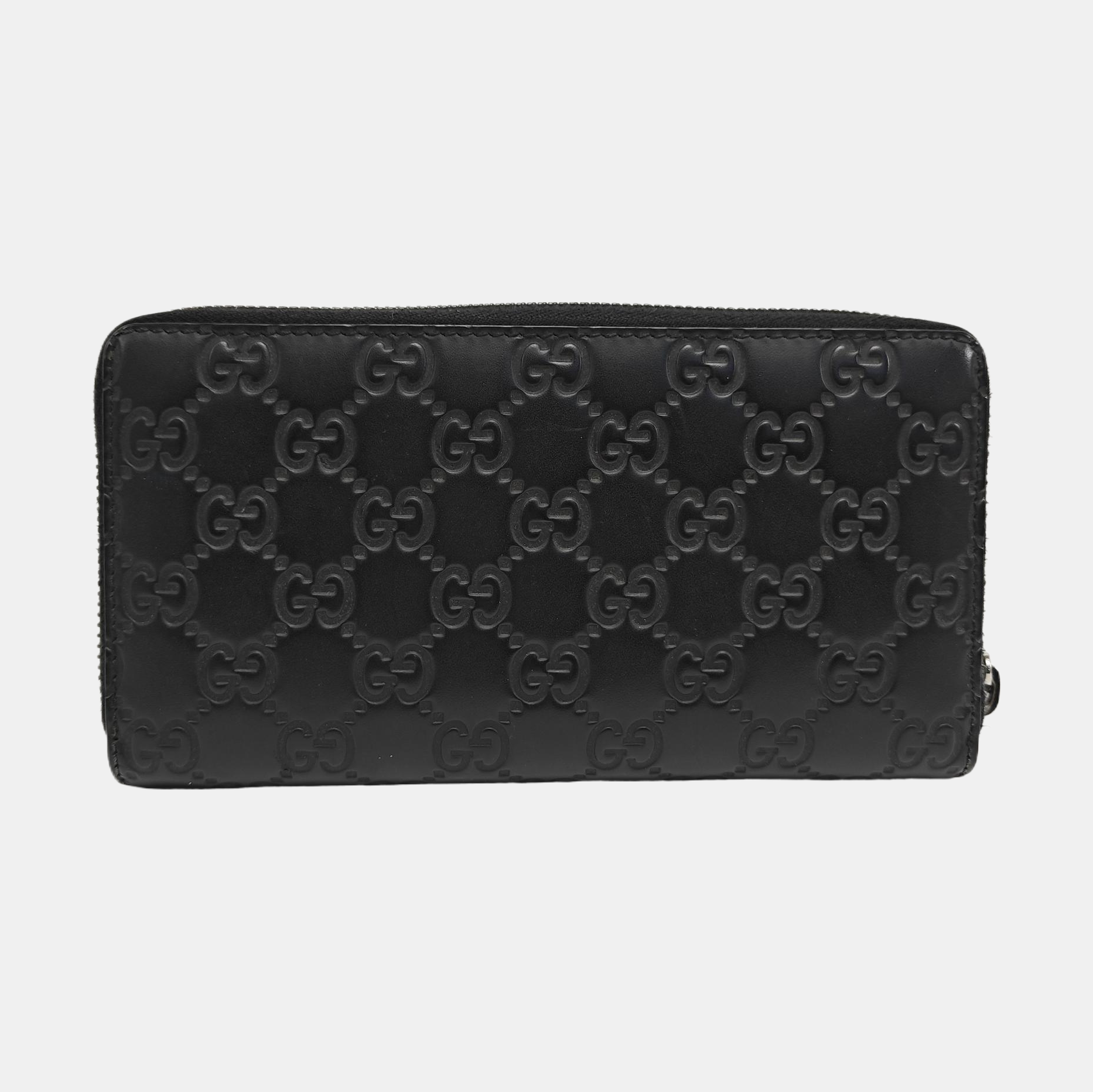 Monogram Calfskin Wallet Black