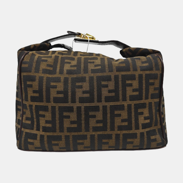 Canvas Top Handle Bag Brown