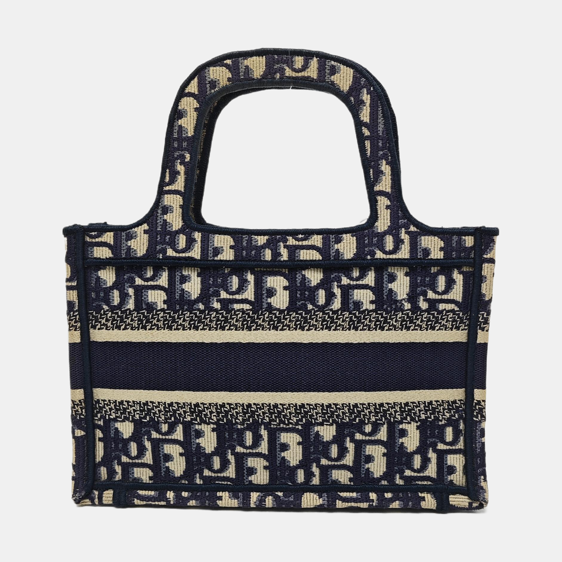 Book Tote Mini Canvas Blue