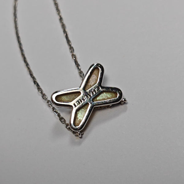 Jeux De Liens 18k White Gold Silver Necklace