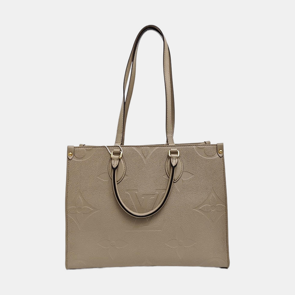 ONTHEGO MM Monogram Calfskin Gray