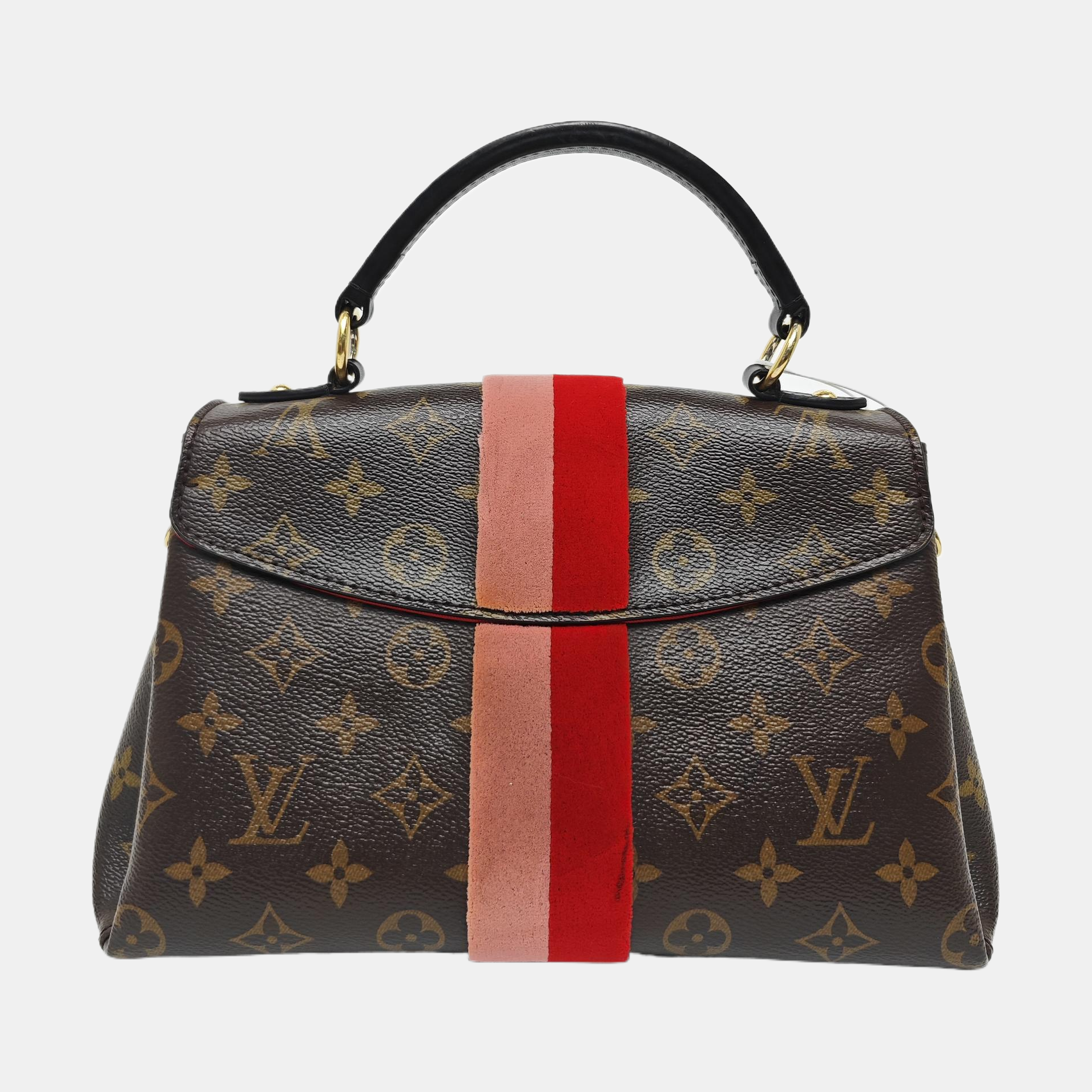 GEORGES BB Monogram Coated Canvas Brown