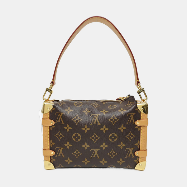 SIDE TRUNK MM Monogram Coated Canvas Brown